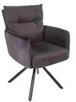riess-ambiente Armlehnstuhl, Grau, Textil, 58x90x68 cm, Esszimmer, St&uuml;hle,