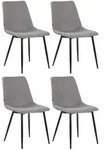 CLP Stuhl, Grau, Metall, 45x83x57 cm, Esszimmer, St&uuml;hle, Esszimmerst&uuml;hle,