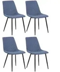 CLP Stuhl, Blau, Metall, 45x83x57 cm, Esszimmer, St&uuml;hle, Esszimmerst&uuml;hle,