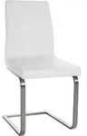 CLP Schwingstuhl, Wei&szlig;, Metall, 40x90x50 cm, Esszimmer, St&uuml;hle, Esszimmerst&uuml;hle,