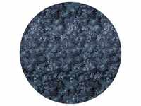 Fototapete, Blau, Weiß, Abstraktes, 125x125 cm, Tapeten Shop, Fototapeten