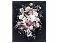 Komar Vliestapete Bouquet Noir, Floral, 200x250 cm, FSC Mix, Tapeten Shop,