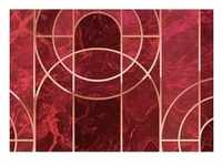 Komar Fototapete, Braun, Rot, Weiß, Papier, 400x280 cm, Tapeten Shop, Fototapeten