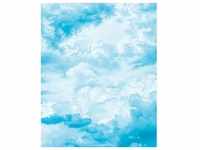 Komar Vliestapete, Blau, Weiß, Wolken, 200x250 cm, Fsc, Tapeten Shop, Vliestapeten