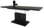 designimpex Couchtisch, Schwarz, Holzwerkstoff, 120x60x70 cm, Wohnzimmer,