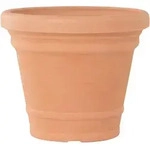 Siena Garden Pflanzentopf, Terracotta, Kunststoff, rund, 56.2 cm, Dekoration, Blumen