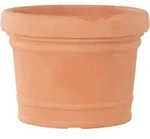 Siena Garden Pflanzentopf, Terracotta, Kunststoff, rund, 52 cm, Dekoration, Blumen &