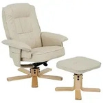 Idimex Relaxsessel, Beige, Textil, Mode, 76x87x61 cm, Wohnzimmer, Sessel,