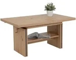 Mid.you Couchtisch, Eiche, Holzwerkstoff, Holzoptik, rechteckig, Wange,