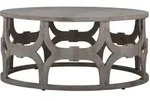 Womo-Design Couchtisch, Natur, Holz, Mangoholz, Rund, 45x100x100 cm, Wohnzimmer,