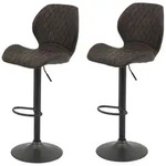 Hela Vertriebs GmbH Barhocker-Set, Braun, Metall, 50x94x51 cm, Esszimmer, Barm&ouml;bel,
