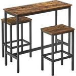 Boxxx Bar, Braun, Schwarz, Metall, 3-teilig, teilmassiv, 40x90x100 cm, Beim&ouml;bel