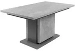 Mid.you Esstisch Britta, Anthrazit, Grau, Holzwerkstoff, Betonoptik, rechteckig,