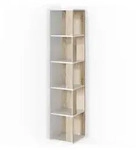 Vicco Eckregal, Sonoma Eiche, Holzwerkstoff, 5 F&auml;cher, Rechteckig, 33.3x162.2x33.3