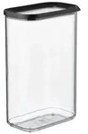 Mepal Vorratsdose Modula, Schwarz, Kunststoff, 2,0 L, rechteckig, lebensmittelecht,