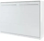 Mirjan24 Schrankbett, Wei&szlig;, Holzwerkstoff, Rechteckig, 140x200 cm, Schlafzimmer,