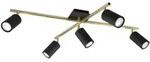 Trio Leuchten Strahler Marley, Schwarz, Gold, Metall, 57.4x22.4x77.4 cm, Lampen...
