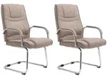 CLP Schwingstuhl, Taupe, Metall, 60x104x67 cm, Esszimmer, St&uuml;hle, Esszimmerst&uuml;hle,