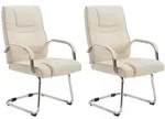 CLP Schwingstuhl, Creme, Metall, 60x104x67 cm, Esszimmer, St&uuml;hle, Esszimmerst&uuml;hle,