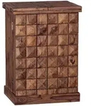 Mid.you Barschrank, Sheesham, Holz, Sheesham, massiv, 1 Schublade(n) Schubladen,