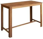 vidaXL Bartisch, Braun, Holz, 70x105x150 cm, Esszimmer, Barm&ouml;bel, Bartische