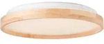 Brilliant Deckenleuchte, Beige, Holz, 39.5x6.5x39.5 cm, Lampen & Leuchten,
