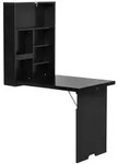 Homcom Wandtisch, Schwarz, Kunststoff, 94.5x147x60 cm, Esszimmer, Tische