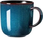 Ritzenhoff Breker Kaffeebecher Bali, Blau, Keramik, 400 ml, 9x10x13 cm, Kaffee...