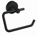 Tesa Toilettenpapierhalter, Schwarz, Metall, 9.9x5.3x14 cm, Made in Germany,