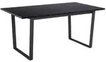 Mid.you Esstisch, Schwarz, Metall, Holzwerkstoff, 160x74x90 cm, Reach,...
