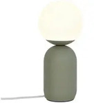 Nordlux Tischleuchte Lomoco, Gr&uuml;n, Metall, Glas, 34.5 cm, Lampen & Leuchten,