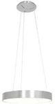 Pendelleuchte Ringlede, Edelstahl, Metall, Kunststoff, rund,rund, F, 165 cm, CE,