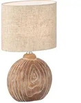 Fischer & Honsel Tischleuchte, Sand, Textil, 13x39x23 cm, Schnurschalter,...