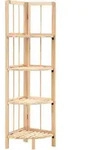 vidaXL Klappstandregal, Beige, Holz, Zeder, Rechteckig, 27x110x27 cm, Wohnzimmer,