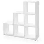 Vicco Treppenregal, Wei&szlig;, Holzwerkstoff, 6 F&auml;cher, Rechteckig, 107.2x107.8x29 cm,