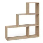 Vicco Treppenregal, Sonoma Eiche, Holzwerkstoff, 4 F&auml;cher, Rechteckig,