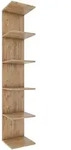 Mid.you Wandregal, Honigeiche, Holzwerkstoff, 6 F&auml;cher, 35x180x30 cm, h&auml;ngend,