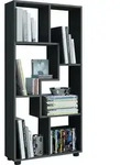 Mid.you Regal, Schwarz, Holzwerkstoff, 60x119x20 cm, Wohnzimmer, Regale,