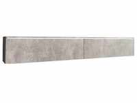 P & B Lowboard, Grau, Holzwerkstoff, Betonoptik, 180x30x33 cm, Fsc, Made in EU,