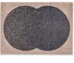 Sch&ouml;ner Wohnen FU&szlig;MATTE Manhattan, Anthrazit, Beige, Textil, Abstraktes,
