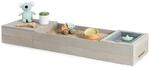 Muddy Buddy Sandkasten, Grau, Holz, Zypresse, massiv, 45x20x150 cm, EN 71,