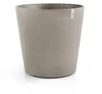 Ecopots Blumentopf, Taupe, Kunststoff, Beton Optik, Rund, 56 cm, Dekoration,...