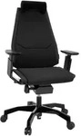 Mid.you Drehstuhl, Schwarz, Kunststoff, Drehkreuz, 57x122x46 cm, ergonomische