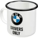 Nostalgic-Art Emaille-Becher, Wei&szlig;, Metall, 0.36 L, Rund, Kaffee & Tee, Tassen,