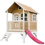 Spielhaus, Braun, Wei&szlig;, Holz, Hemlocktanne, 287x231x191 cm, EN 71, CE, FSC 100%,