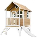 Spielhaus, Braun, Wei&szlig;, Holz, Hemlocktanne, 287x231x191 cm, FSC 100%, CE, EN 71,