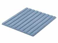 Kleine Wolke Badteppich, Blau, Textil, quadratisch, 60x60 cm, Textiles Vertrauen -