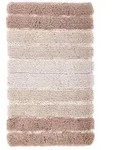 Kleine Wolke Badteppich Ph&ouml;nix, Beige, Textil, Streifen, 60x100 cm, Textiles