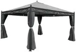 MCW Pergola, Grau, Metall, 400x290x400 cm, Sonnen- & Sichtschutz, Pavillons &