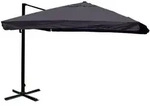 MCW Ampelschirm, Anthrazit, Textil, 410x350 cm, Sonnen- & Sichtschutz, Sonnenschirme,
